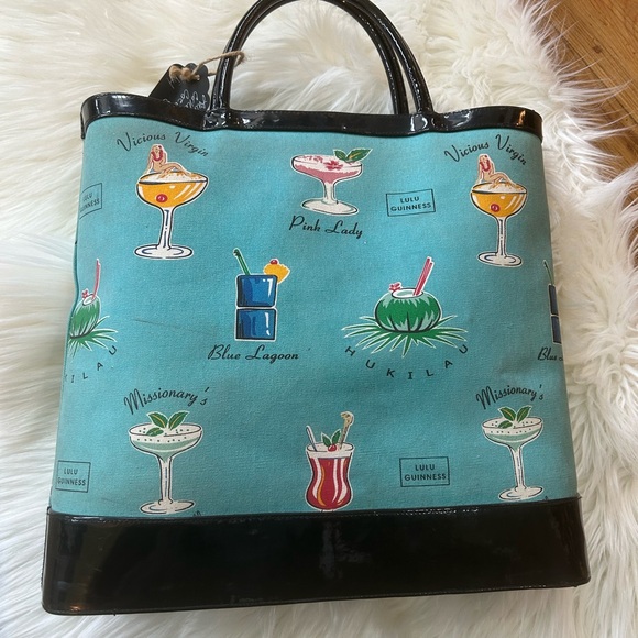 Fabulous Lulu Guinness Cocktail Hand Bag, Nice! Excellent Condition! - Picture 2 of 13